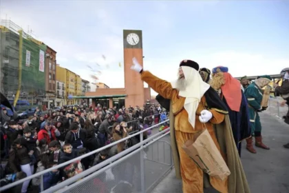 Calles iluminadas de Teruel en Navidad